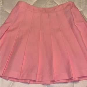pink tennis skirt